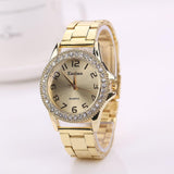 Women's Fashion Dial Watch In Gold Or Silver - TrendSettingFashions 