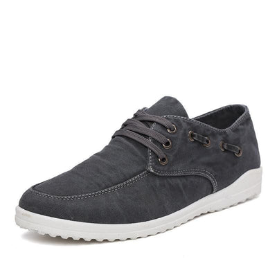 Men's Clean Cut Canvas Shoe - TrendSettingFashions 