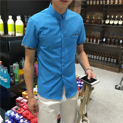 Men's Short Sleeved Plaid Shirt In 16 Colors - TrendSettingFashions 