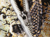 Men's Snake Printed Jeans - TrendSettingFashions 