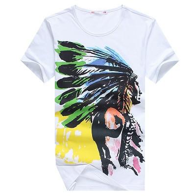 Men's Skull Print T-Shirt In a Few Styles - TrendSettingFashions 