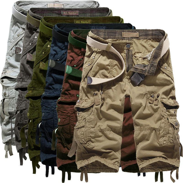 Men's Multi Pocket Cargo Shorts - TrendSettingFashions 