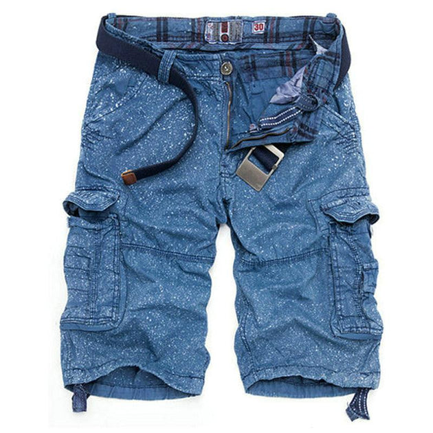 Men's Solid Cargo Mens Board Shorts - TrendSettingFashions 