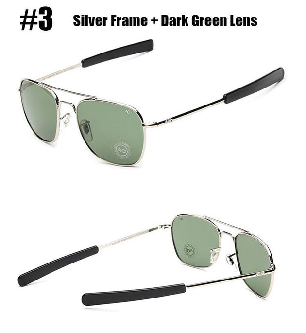 Men's Smooth Military Glasses - TrendSettingFashions 