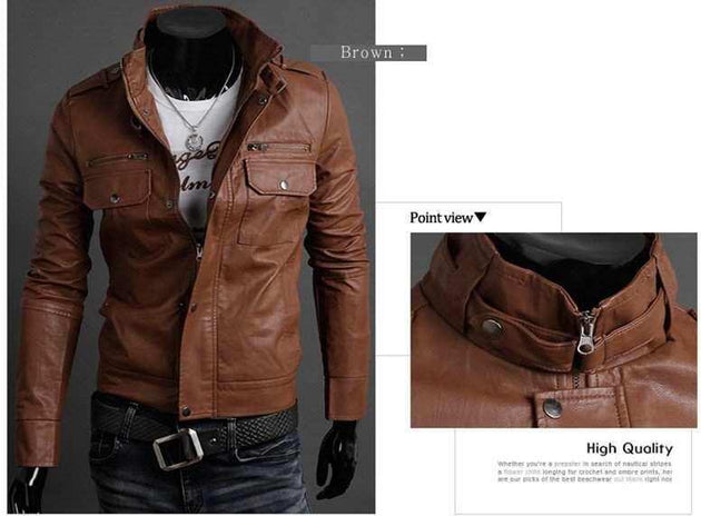 Men's Riders Leather Jacket In 3 Colors! - TrendSettingFashions 