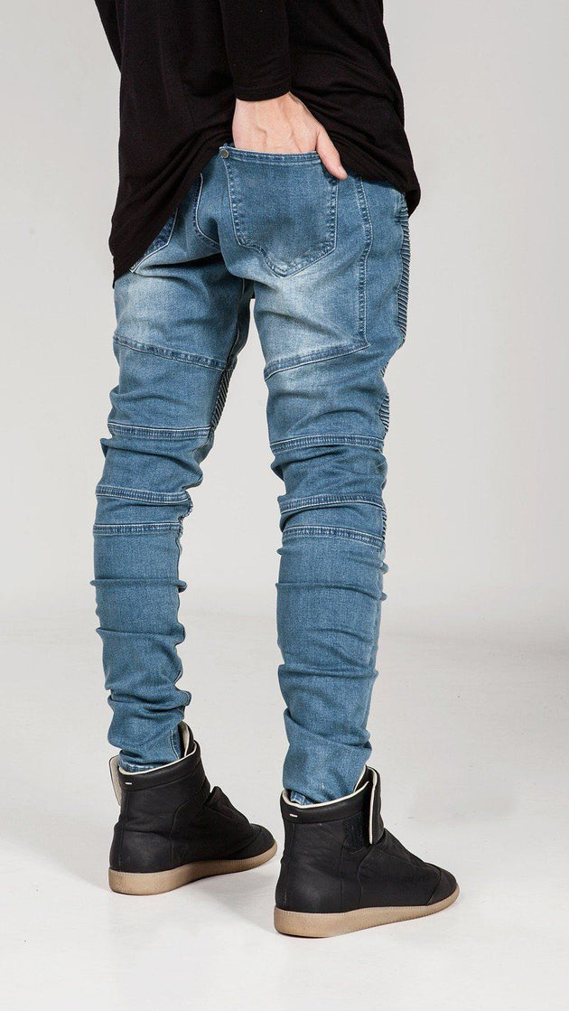 European Ripped Style Skinny Jeans - TrendSettingFashions 