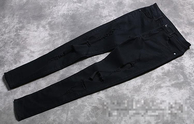 Denim Stretch Destroyed Fashion Jeans - TrendSettingFashions 