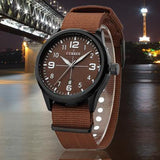 Men's Luxury Stripe Quartz Watch - TrendSettingFashions 