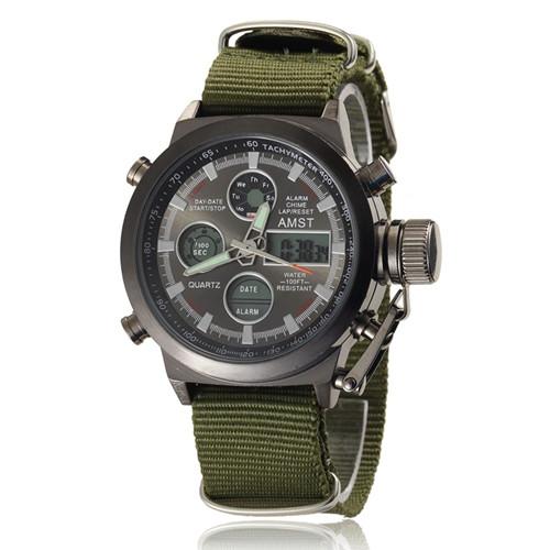 Men's Military Diver Style Watch - TrendSettingFashions 