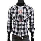 Red and Black Plaid Shirt - TrendSettingFashions 