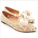 Women's Casual Lace Pointed Toe Flats Shoes In 3 Colors - TrendSettingFashions 