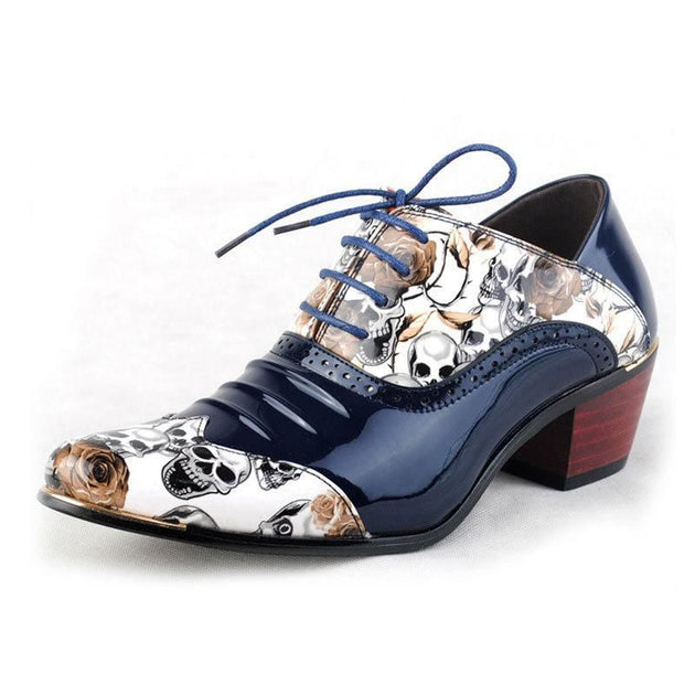 Men's Skull Oxfords - TrendSettingFashions 