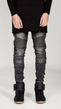 European Ripped Style Skinny Jeans - TrendSettingFashions 