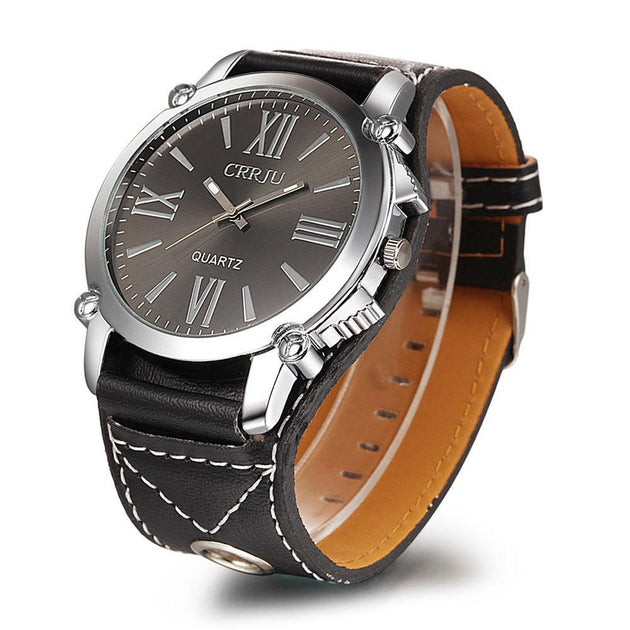 Men Wide Band Watch - TrendSettingFashions 