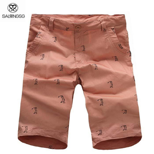 Men's Bermuda Style Solid Shorts - TrendSettingFashions 