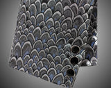 Men's Golden And Silver Scale Designer Suits Up To 6XL - TrendSettingFashions 