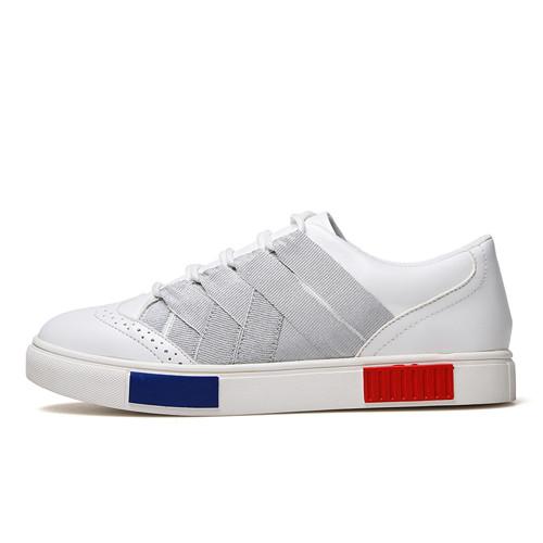 Men's Stripe Desiger Low Tops - TrendSettingFashions 