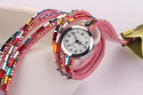 Women's Glass Jewel Watch With 9 Different Colors - TrendSettingFashions 