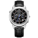 Men's Thick Leather Bank Luxury Watch - TrendSettingFashions 