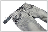 Men's Light Washed Grey Jeans - TrendSettingFashions 