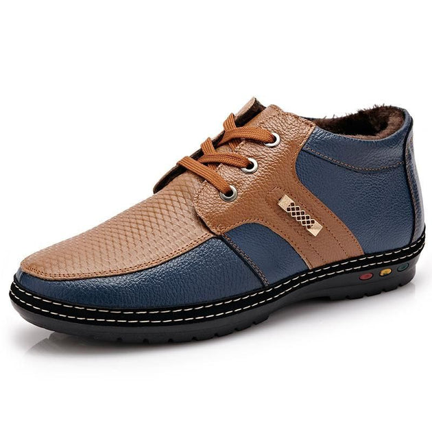 Men's Warm Short Boot Leather Boots! - TrendSettingFashions 