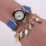 Women's Fashion Feather Style Watch In 7 Colors - TrendSettingFashions 