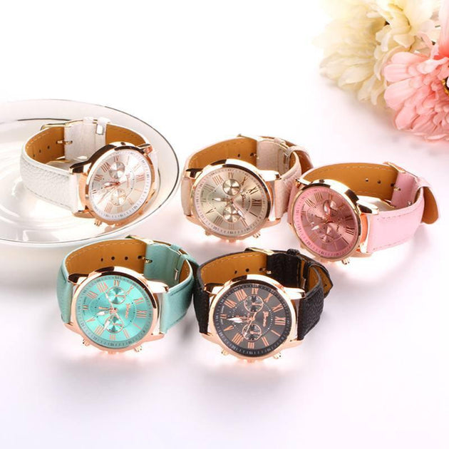 Women's Fashion Watch with 8 Colors - TrendSettingFashions 