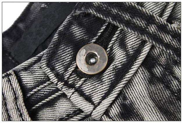 Men's Light Washed Grey Jeans - TrendSettingFashions 