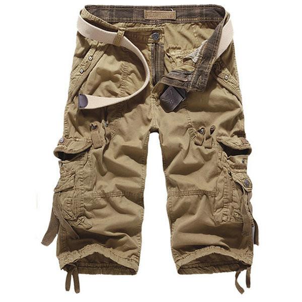 Men's Multi Pocket Cargo Shorts - TrendSettingFashions 