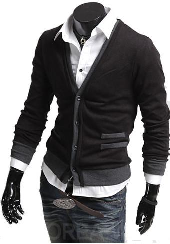 Men's Single Breasted Cardigan - TrendSettingFashions 