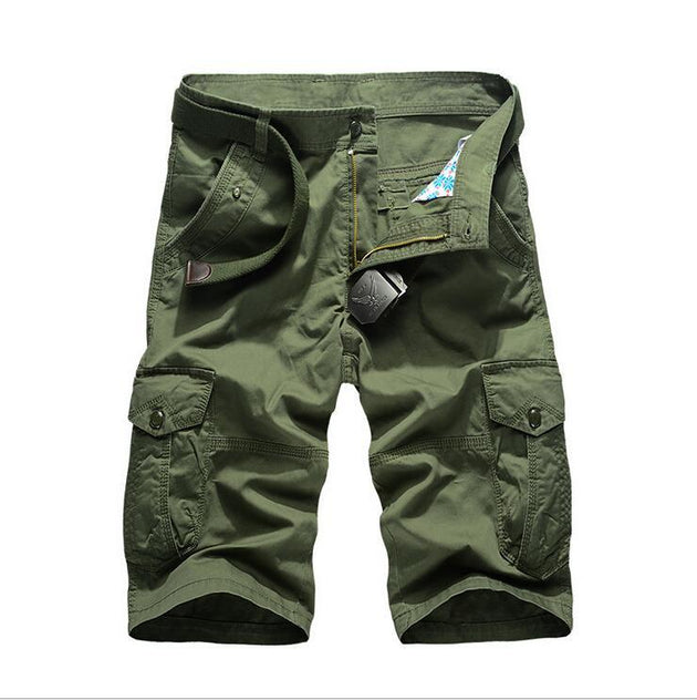 Men's Solid Capri Shorts - TrendSettingFashions 