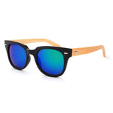 Men's Bamboo Round Sunglasses In 8 Color Options - TrendSettingFashions 