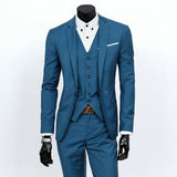 Men's One Button Formal Dress Suit - TrendSettingFashions 