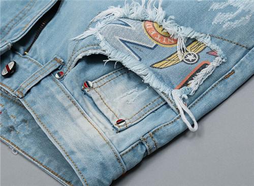 Men's Spring Biker Fashion Jeans - TrendSettingFashions 