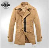 Men's Double Breasted Lapel Jacket In 6 Colors - TrendSettingFashions 
