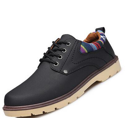Men's Leather Fashion Low Top Boot - TrendSettingFashions 