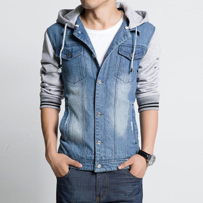 Men's Vintage Denim Jacket - TrendSettingFashions 