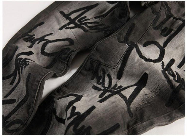 Men's Fashion Write Me A Book Jeans - TrendSettingFashions 