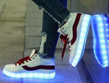 LED, USB Charging Luminous Shoes - TrendSettingFashions 
