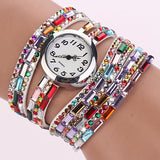 Women's Glass Jewel Watch With 9 Different Colors - TrendSettingFashions 