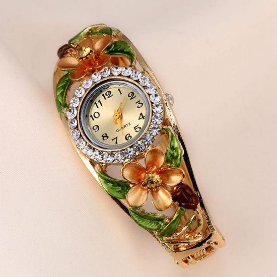 Women's Beautiful Flower Design Fashion Watch In 5 Colors - TrendSettingFashions 