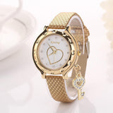 Women's Fashion Band Heart Themed Watch In 8 Colors! - TrendSettingFashions 