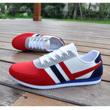 Men's Striped Canvas Shoe In 2 Colors - TrendSettingFashions 