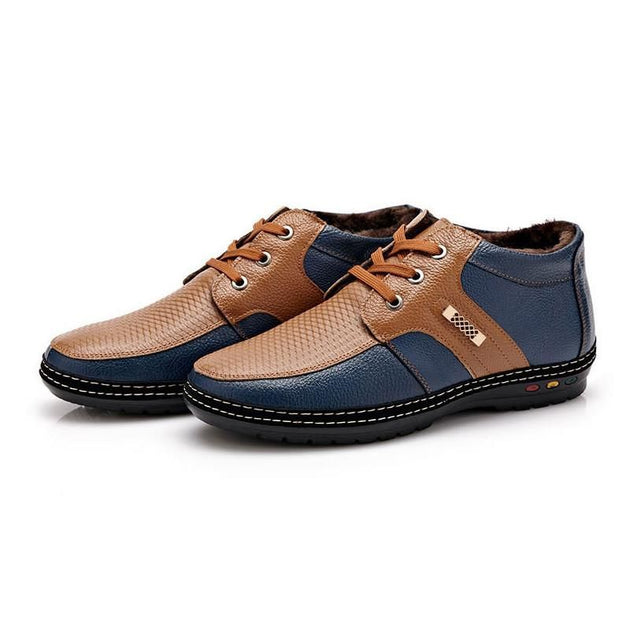 Men's Warm Short Boot Leather Boots! - TrendSettingFashions 