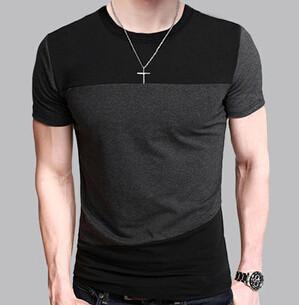 Fashion Crew Neck Short Sleeve T-Shirt in 2 Styles - TrendSettingFashions 