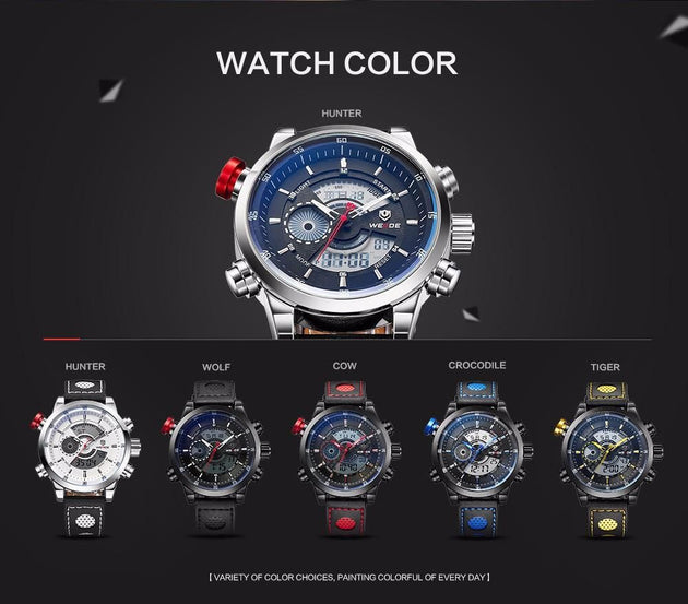 Men's Digital Military Style Sport Watch - TrendSettingFashions 