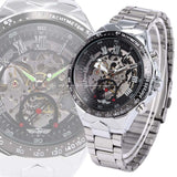 Men's Self Wind Deep Dish Skeleton Watch - TrendSettingFashions 