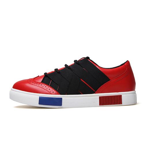 Men's Stripe Desiger Low Tops - TrendSettingFashions 