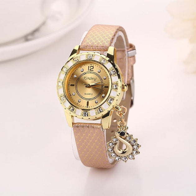 Women's Water Drop Accessory Watch With Fashion Design Band In 8 Colors! - TrendSettingFashions 