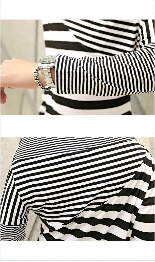 Striped Fashion Top - TrendSettingFashions 